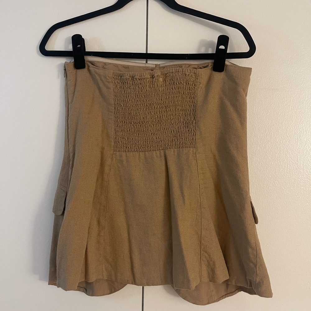 Universal Thread Medium Strapless Button-Down Top - Picture 4 of 8